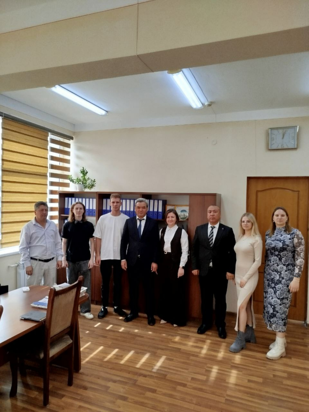 Встреча с деканом инженерно-механического факультета Ж. Э. Сафаровым